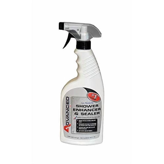 Advanced Ultimate Shower Enhancer & Sealer - Hybrid Formulation Technology Shower Enhancer & Sealer for Tile, Natural Stone, Glass, Grout, and More