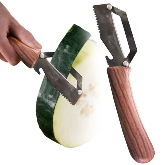 Advanced Vegetable Peeler With Plastic Handle And : 2 In 1 Stainless Potato Pumpkin Papaya Kitchen Tool