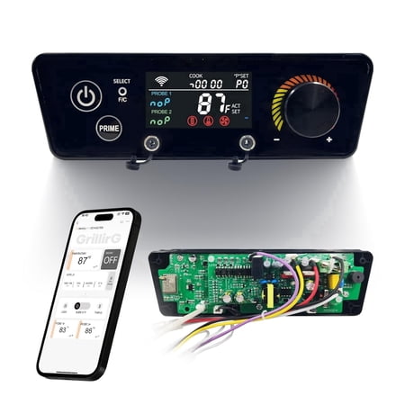 Meatender Advanced Wifi Pid Trapezoid Controller for Pit Boss Smokers, App-Enabled