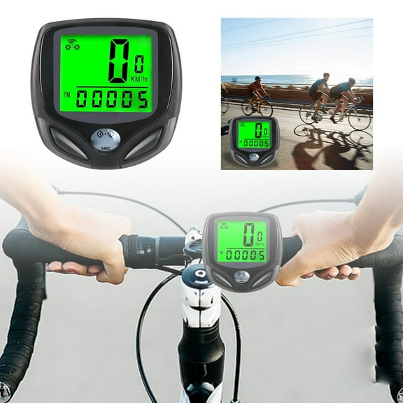 Advanced Wireless Cycling Computer with Backlight Display for Accurate Speed and Distance Tracking