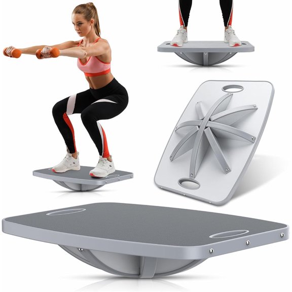 Advanced Wood Balance Board, Table Balance Board, Office Swing Board, for Physical Therapy, Fast Fitness Training and Outdoor Sports Balance Training Device