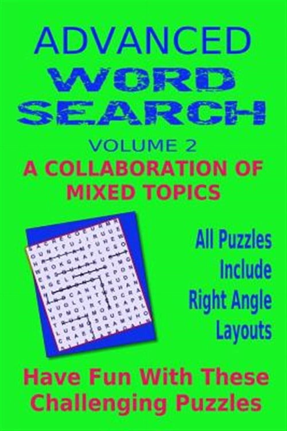 Complex Word Search Examples Advanced Word Search : Collaboration Mixed Topics: Puzzles With Right ...