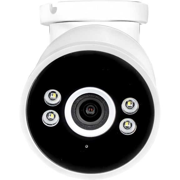 AdvancedX Wired 4K Security Camera PoE Outdoor Bullet, Color Night Vision, Smart AI Video Analytics/Alerts, Advanced Motion Detection
