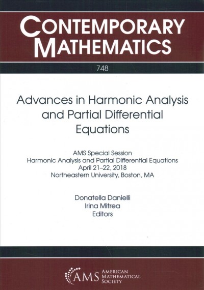 Advances In Harmonic Analysis And Partial Differential Equations