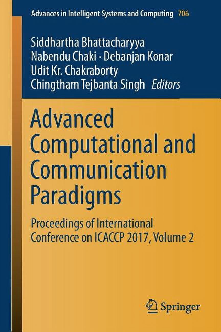 Advances in Intelligent Systems and Comp Advanced Computational and ...