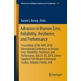 thumbnail image 1 of Advances in Intelligent Systems and Comp Advances in Human Error, Reliability, Resilience, and Performance: Proceedings of the Ahfe 2018 International Conference, Book 778, (Paperback), 1 of 1