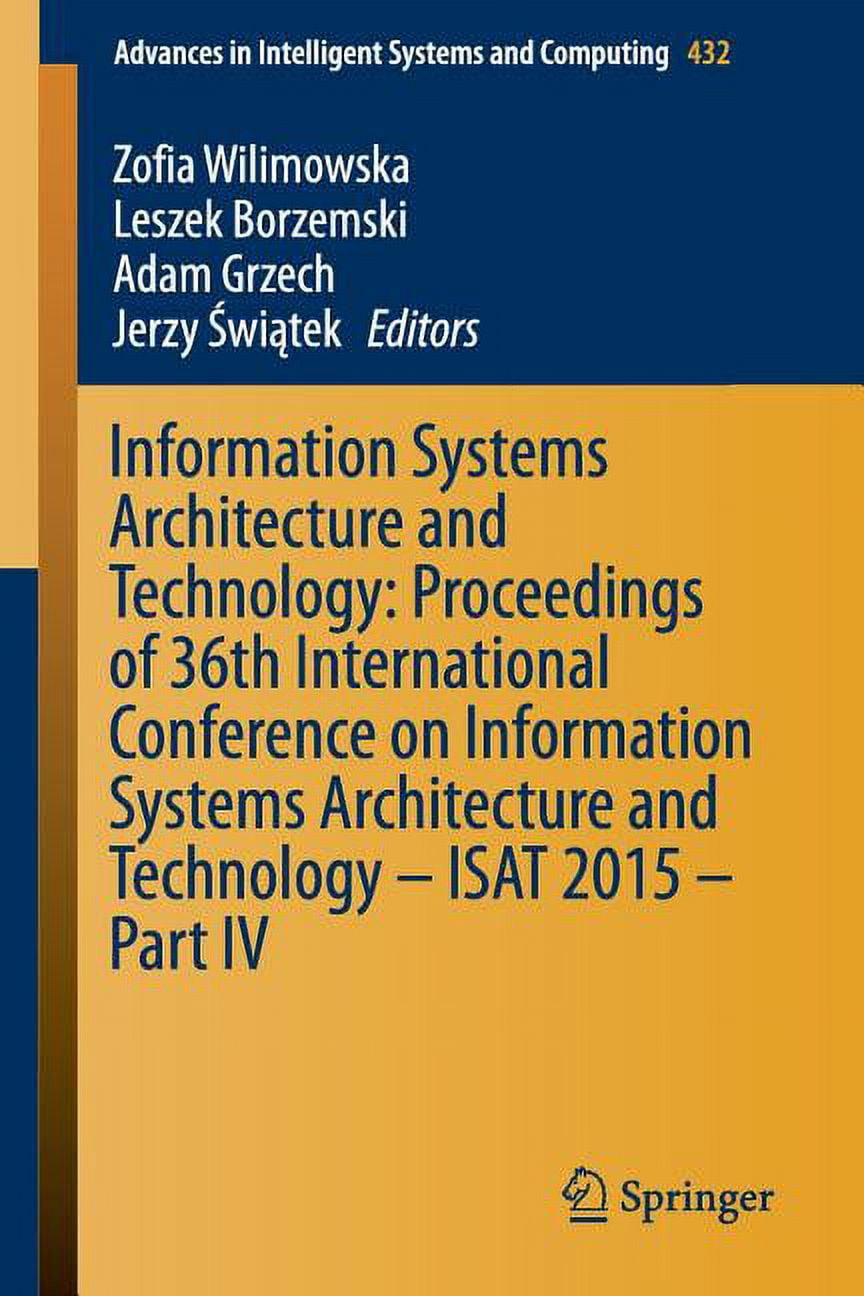 Advances in Intelligent Systems and Comp Information Systems ...