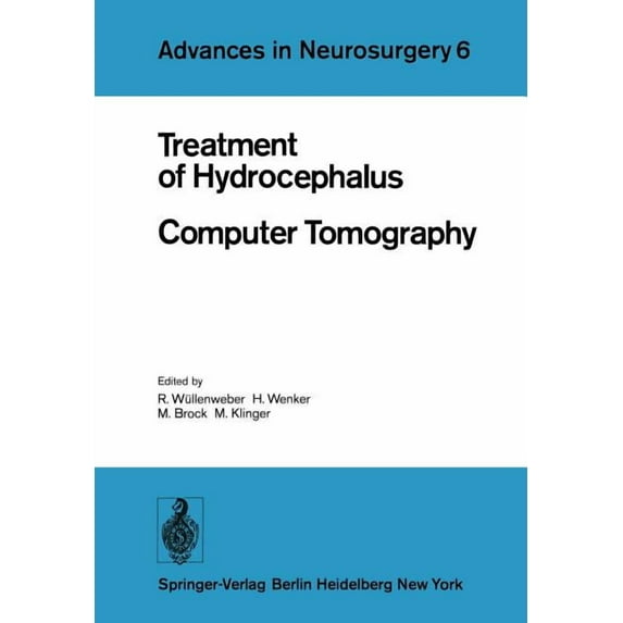 Advances in Neurosurgery Treatment of Hydrocephalus Computer Tomography: Proceedings of the Joint Meeting of the Deutsche Gesellschaft Für Neuroc, Book 6, (Paperback)