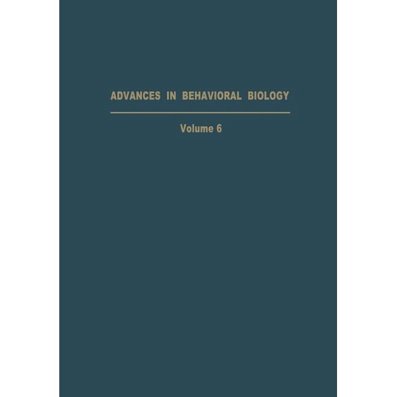 Advances in Behavioral Biology Psychopharmacology and Aging, Book 6, (Paperback)