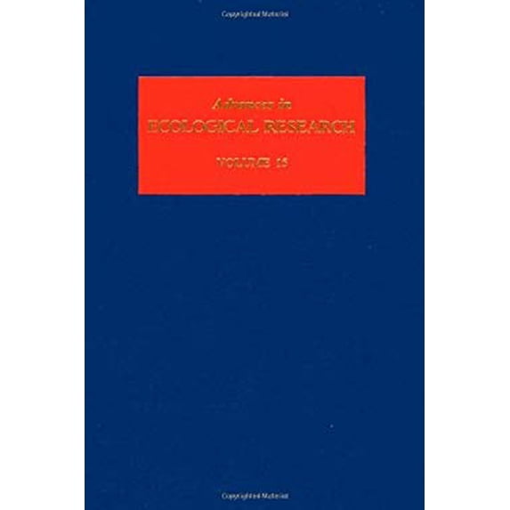 Pre-Owned Advances in Ecological Research 9780120139156 Used