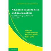 Advances in Economics and Econometrics, Paperback