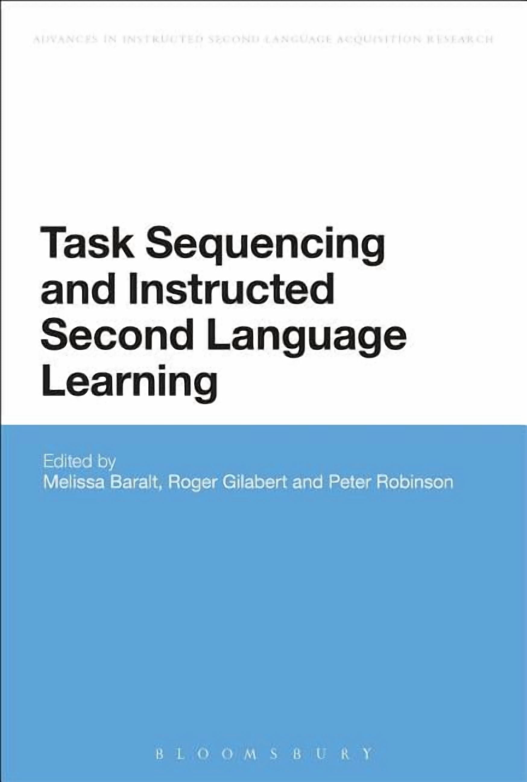 Advances in Instructed Second Language A Task Sequencing and Instructed ...