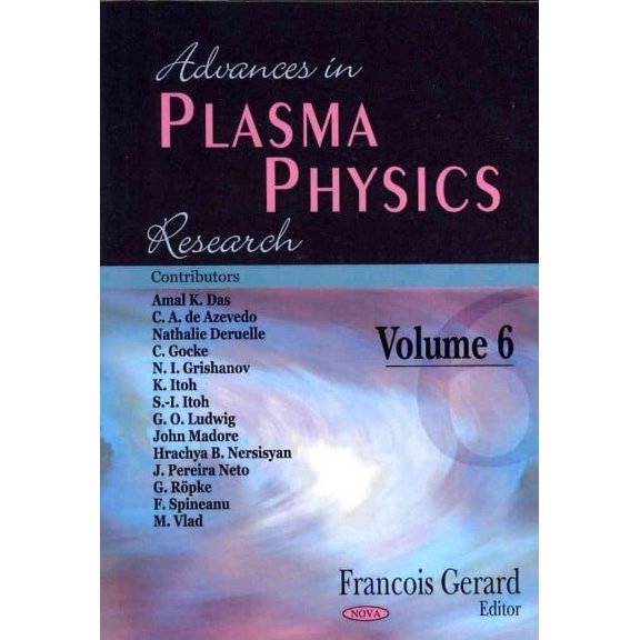 Advances in Plasma Physics Researchv. 6 (Hardcover) by Francois Gerard