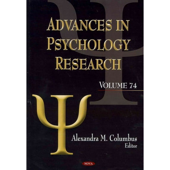 Advances in Psychology Research: v. 74: Volume 74 by AlexandraM Columbus (Hardcover) (2011) (New)