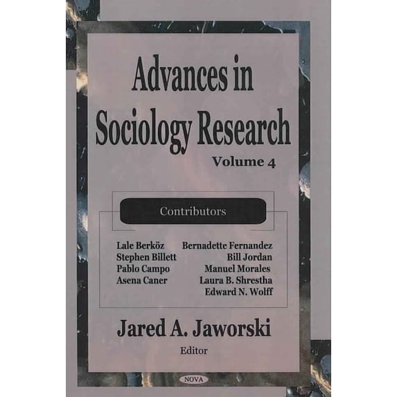 Advances in Sociology Research