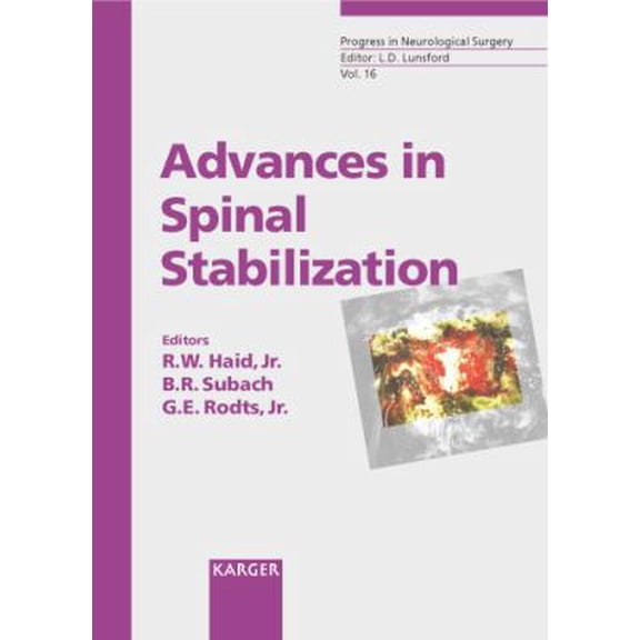 Pre-Owned Advances in Spinal Stabilization