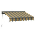 thumbnail image 1 of Advaning Classic C Series Electric Retractable Awning, Gray Stripe, 1 of 2