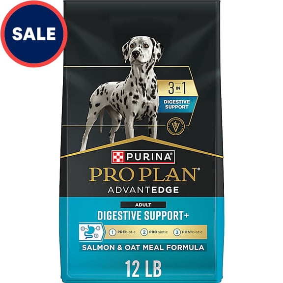 Purina Pro Plan AdvantEDGE Digestive Support Plus Salmon & Oat Meal Formula Adult Dry Dog Food 22 lbs.