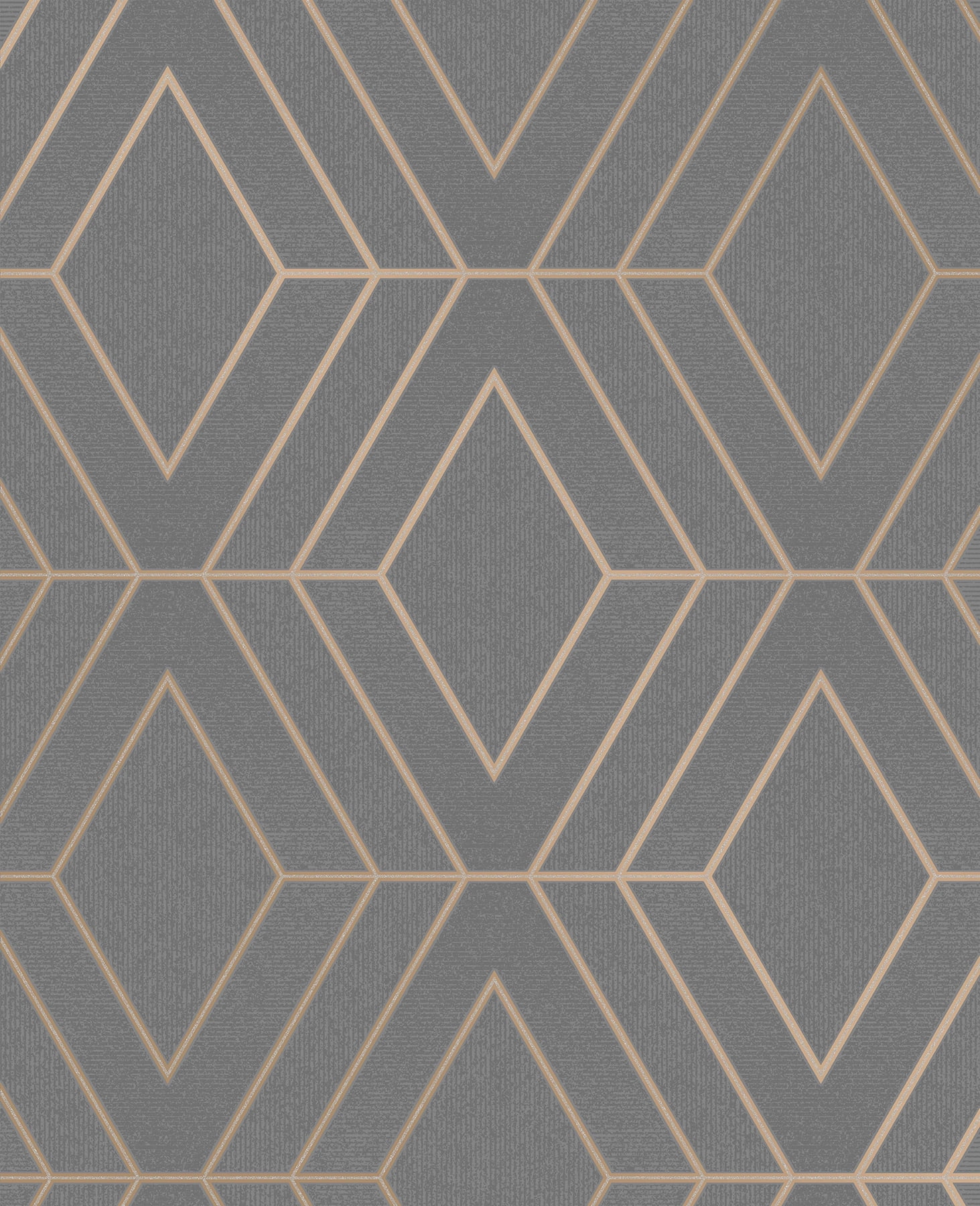 Advantage Adaline Taupe Geometric Unpasted Vinyl Wallpaper, 20.5in by