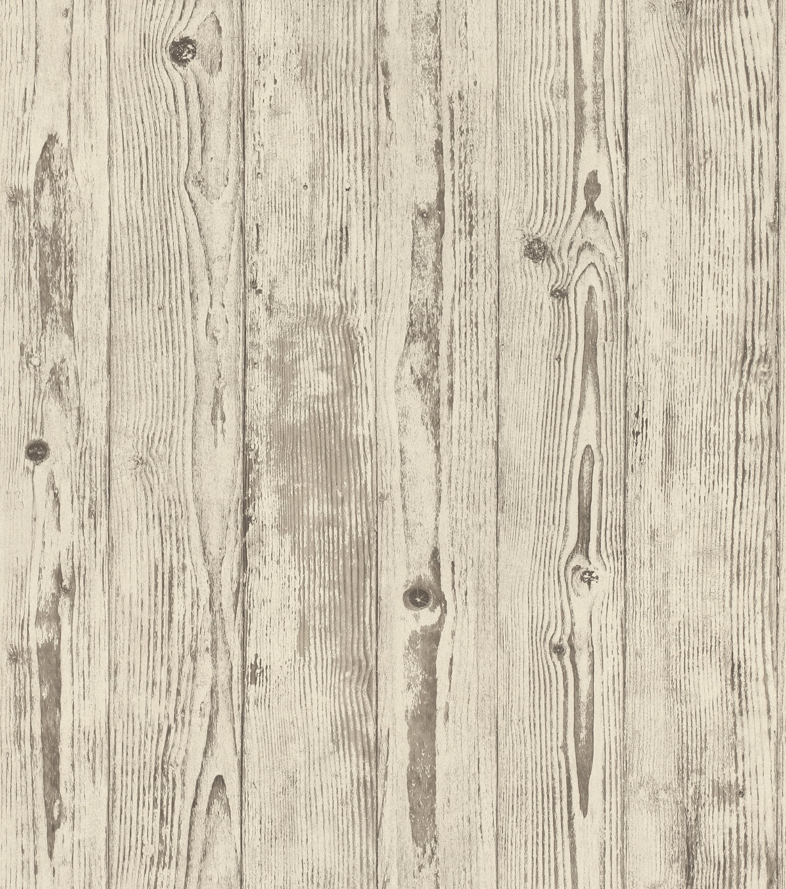 Advantage Albright Ivory Weathered Oak Panels Wallpaper