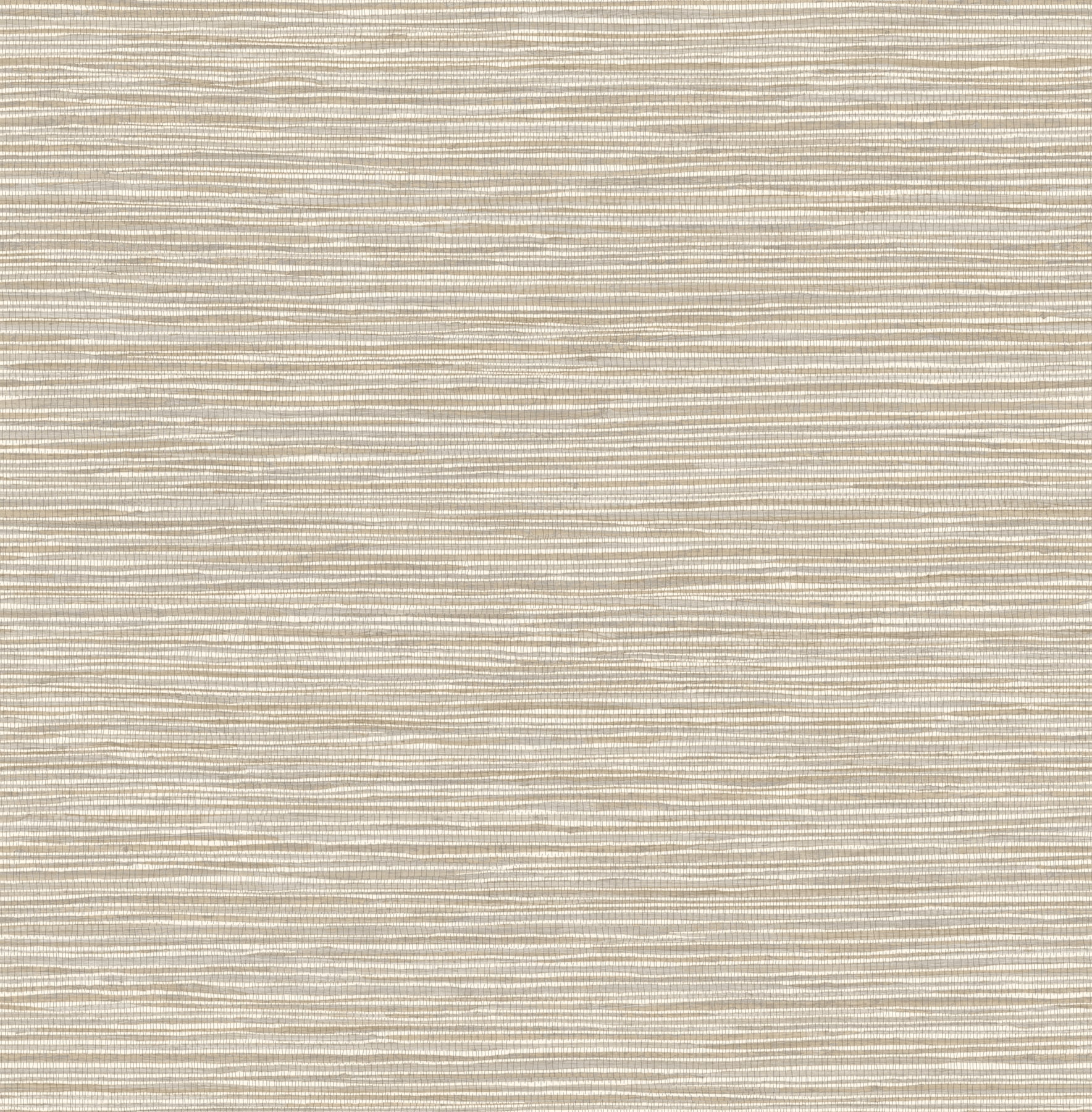 Taupe Faux Grasscloth Non-Woven Removable Wallpaper