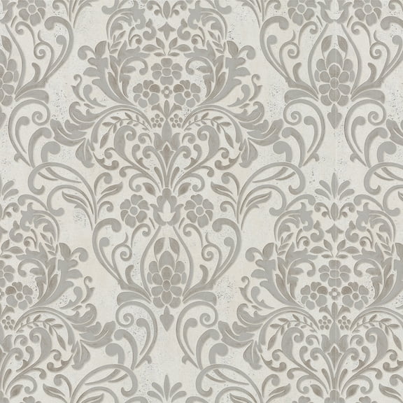 Advantage Anders Gold Damask Wallpaper