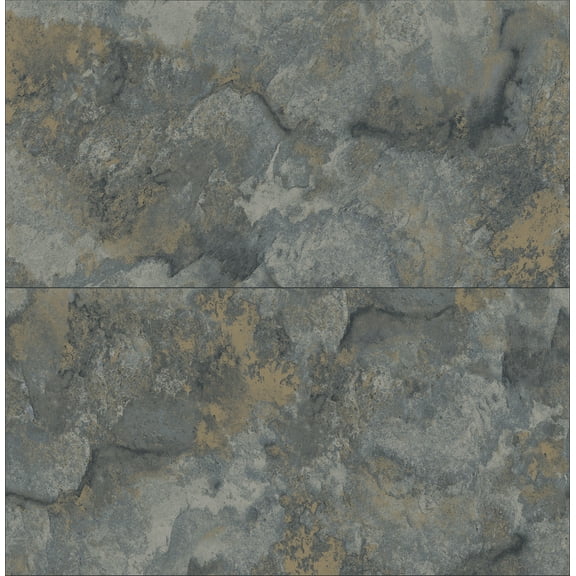 Advantage Aria Slate Marbled Tile Wallpaper