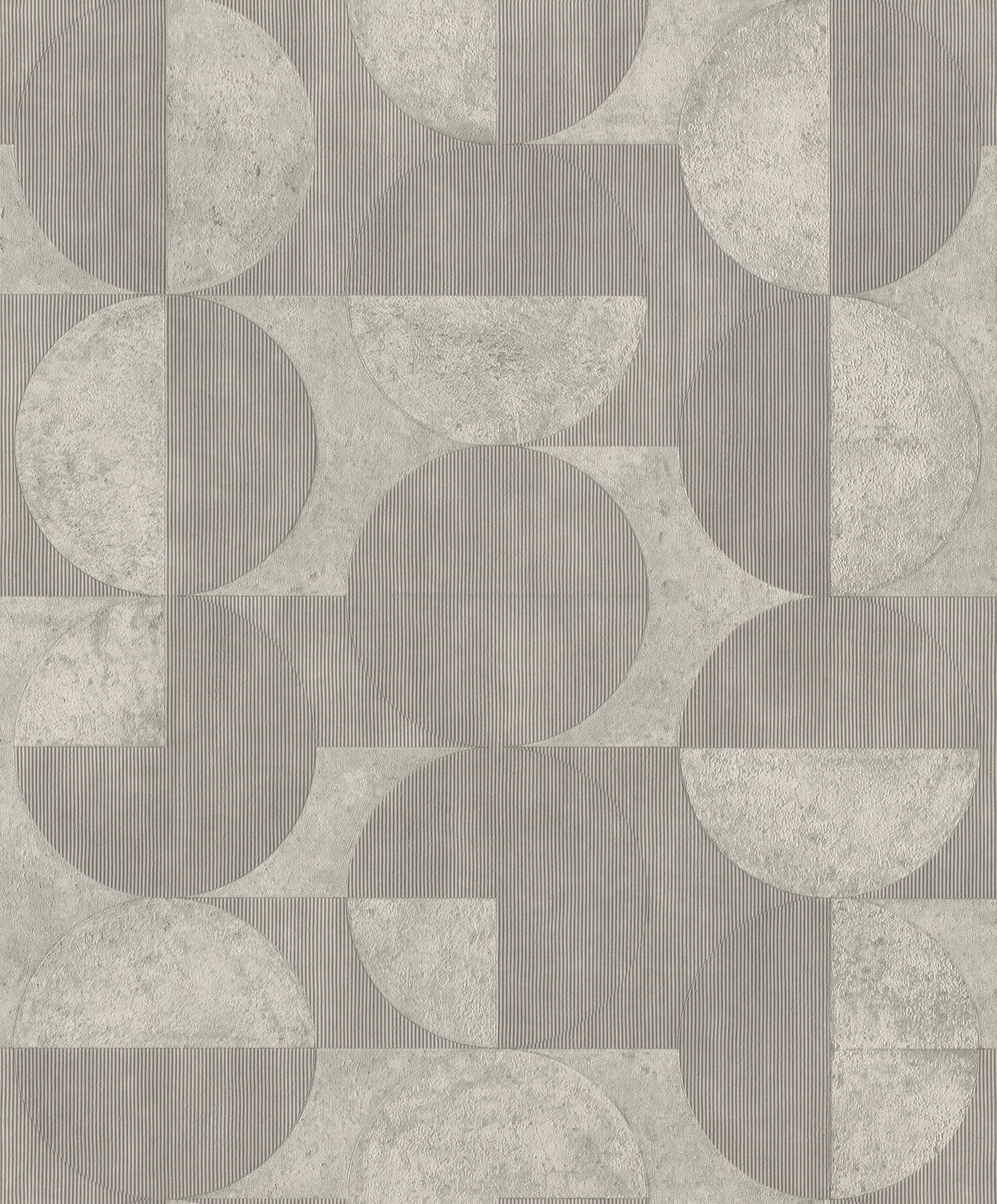 Advantage Barcelo Grey Circles Wallpaper