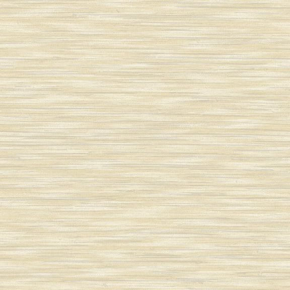 Advantage Benson Yellow Faux Fabric Wallpaper