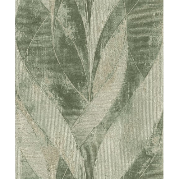 Advantage Blake Moss Leaf Wallpaper, 20.9-in by 33-ft, 57.48 sq. ft.