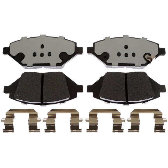 Advantage Ceramic Front Disc Brake Pads for Chevy Spark 2016-2018 AcDelco 14D1864CH