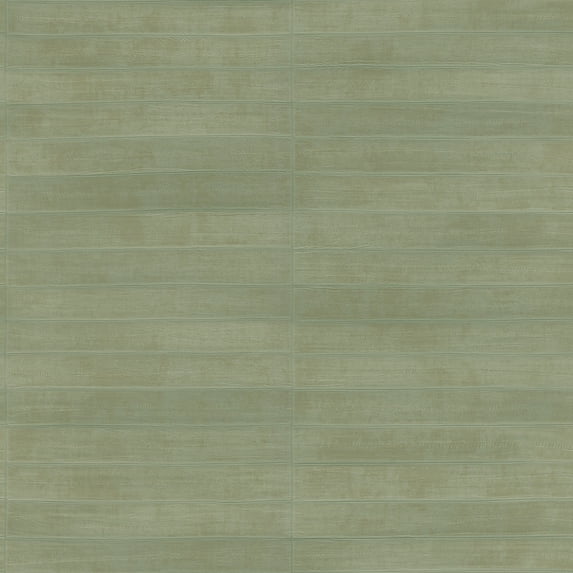 Advantage Dermot Light Green Horizontal Stripe Wallpaper, 20.9-in by 33-ft, 57.48 sq. ft.