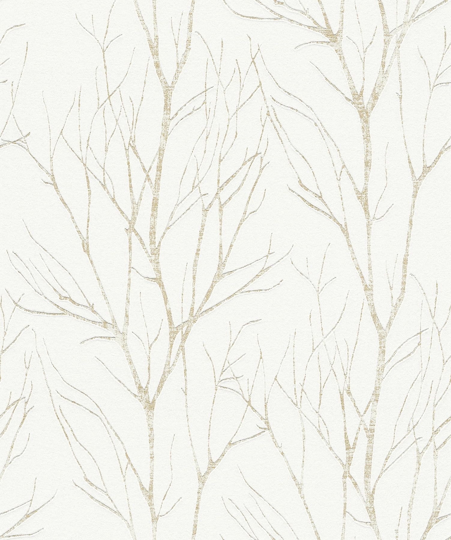 Advantage Diani Gold Metallic Tree Wallpaper