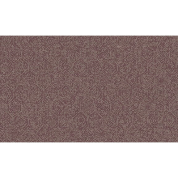 Advantage Edsel Maroon Geometric Wallpaper, 20.9-in by 33-ft, 57.48 sq. ft.