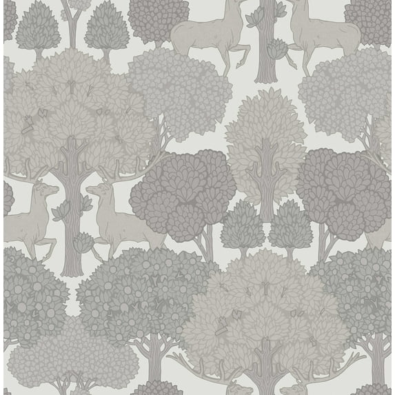 Advantage Forest of Arden Grey Deer Wallpaper