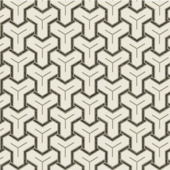 Advantage Gautier Cream Tessellate Wallpaper