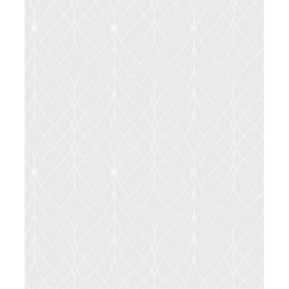 Advantage Hartley Light Grey Geo Wallpaper
