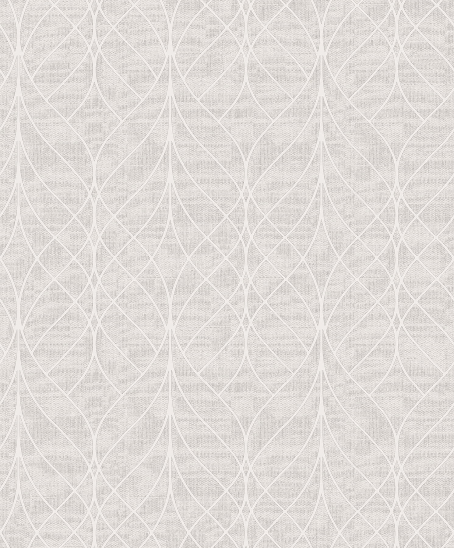 Mauve and White Non-Woven Trellis Wallpaper