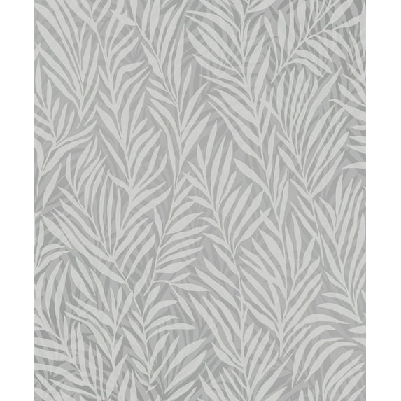 Advantage Holzer Grey Fern Wallpaper