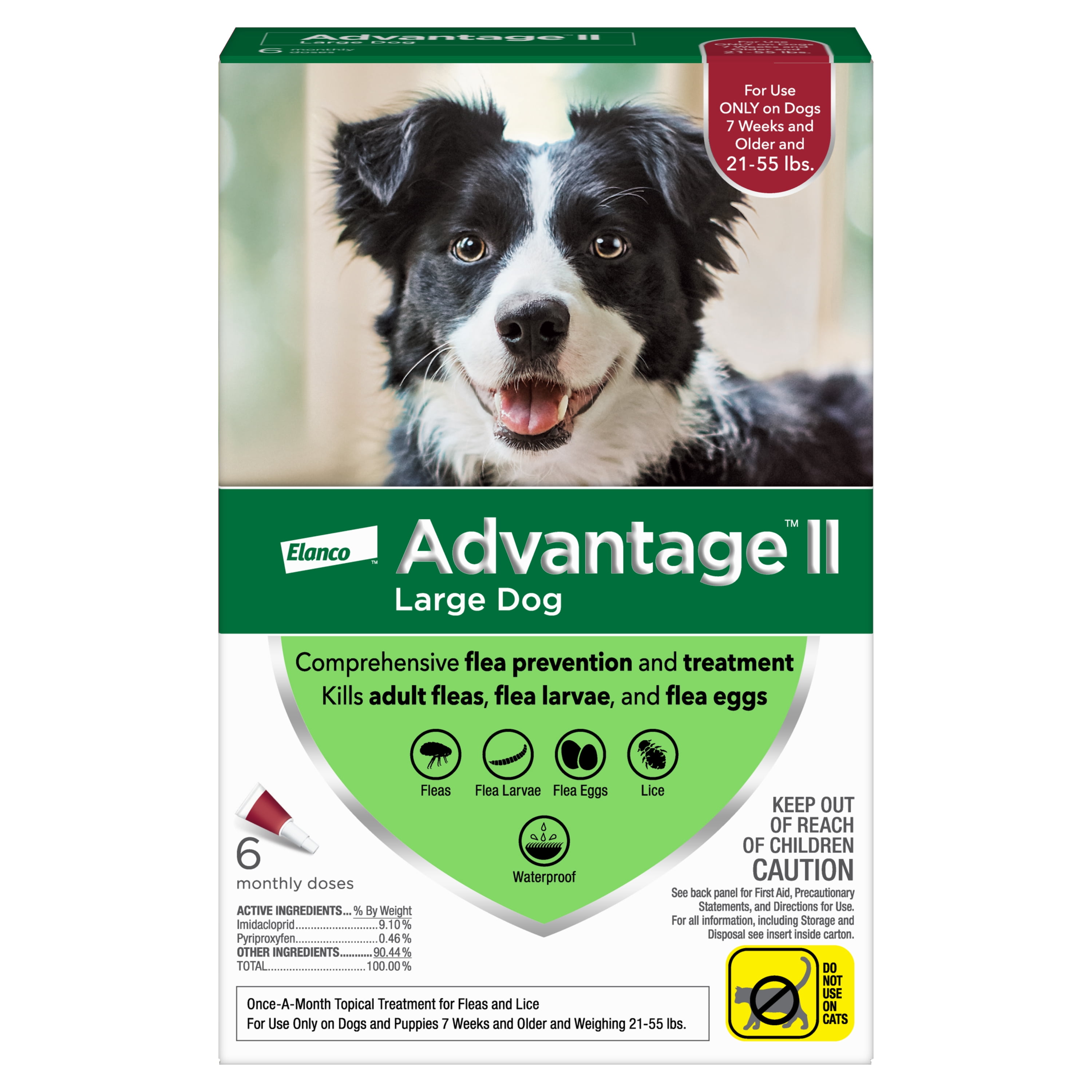 Advantage II Flea Prevention for Large Dogs 2155 lbs