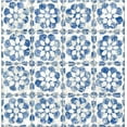 thumbnail image 1 of Advantage Izeda Blue Floral Tile Wallpaper, 1 of 5