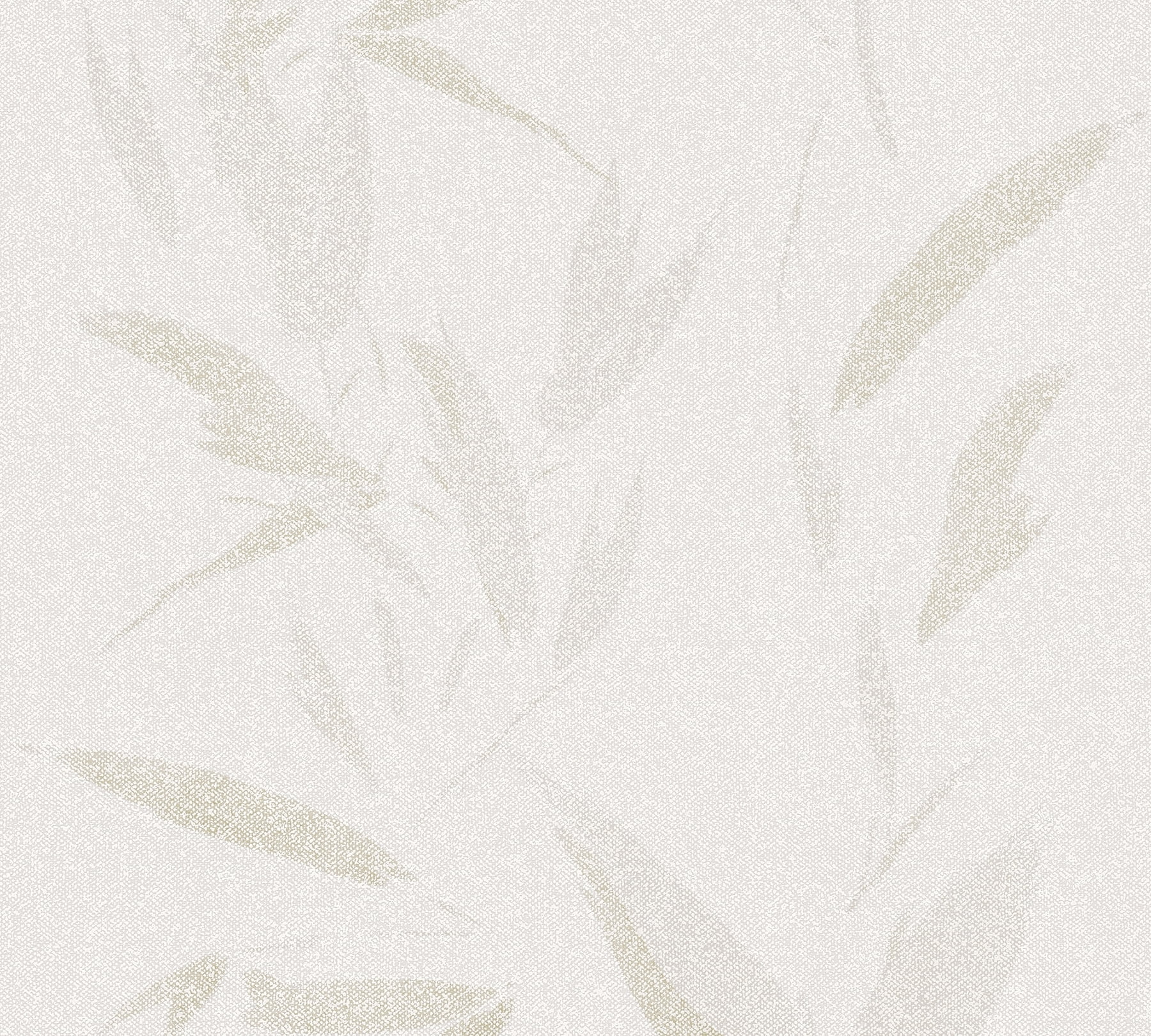 Advantage Kaiya Cream Leaves Wallpaper