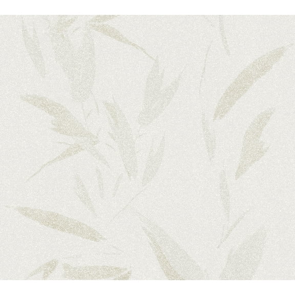Advantage Kaiya Cream Leaves Wallpaper
