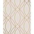thumbnail image 1 of Advantage Lisandro Rose Gold Geometric Lattice Unpasted Vinyl Wallpaper, 20.5-in by 33-ft, 56.4 sq. ft., 1 of 3