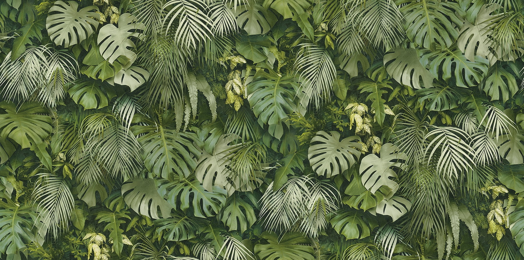 Advantage Luana Green Tropical Forest Unpasted Vinyl Wallpaper, 21-in by 33-ft, 57.8 sq. ft.