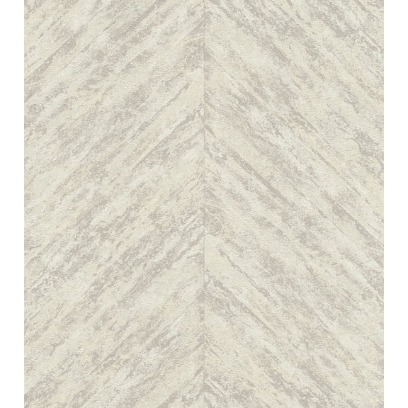 Advantage Madoka Silver Chevron Wallpaper, 20.9-in by 33-ft, 57.48 sq. ft.