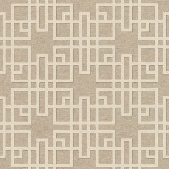 Advantage Mana Beige Trellis Wallpaper