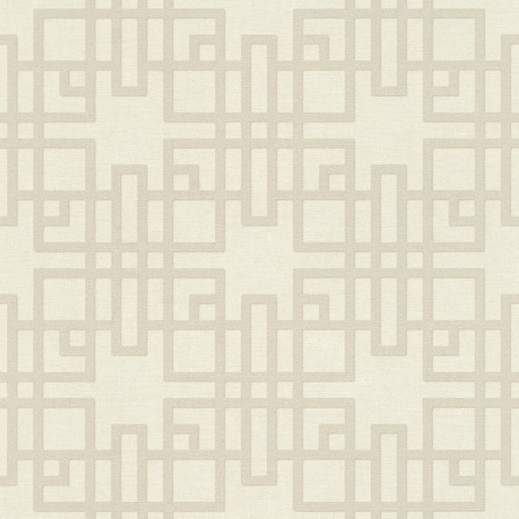 Advantage Mana White Trellis Wallpaper
