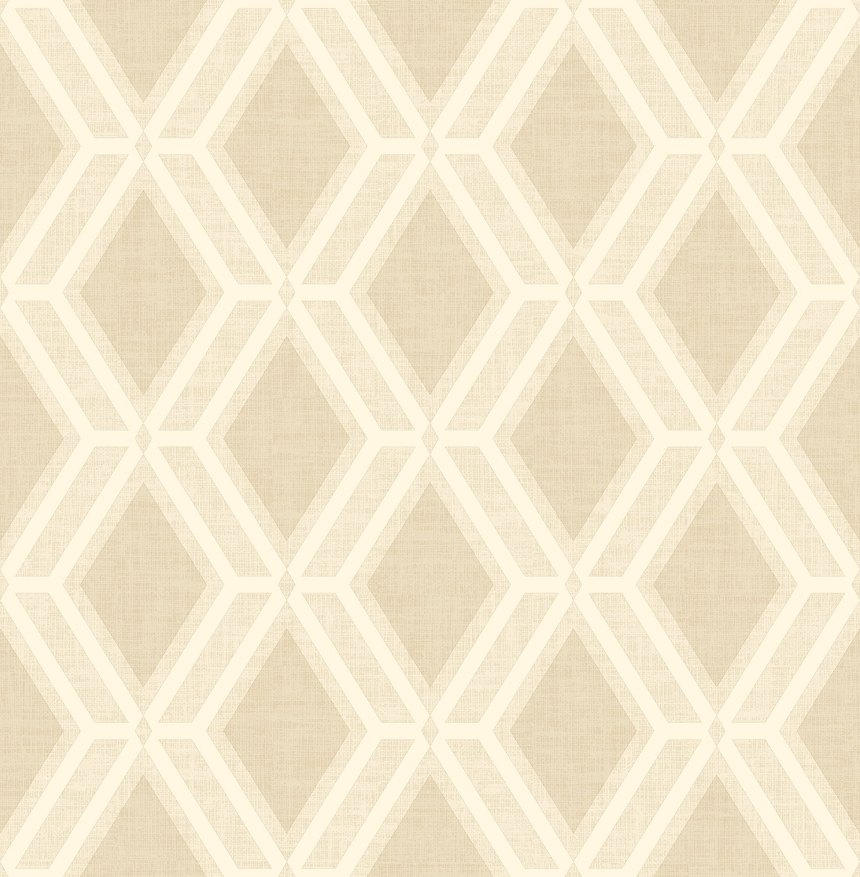Mersenne Beige Geometric Vinyl Wallpaper