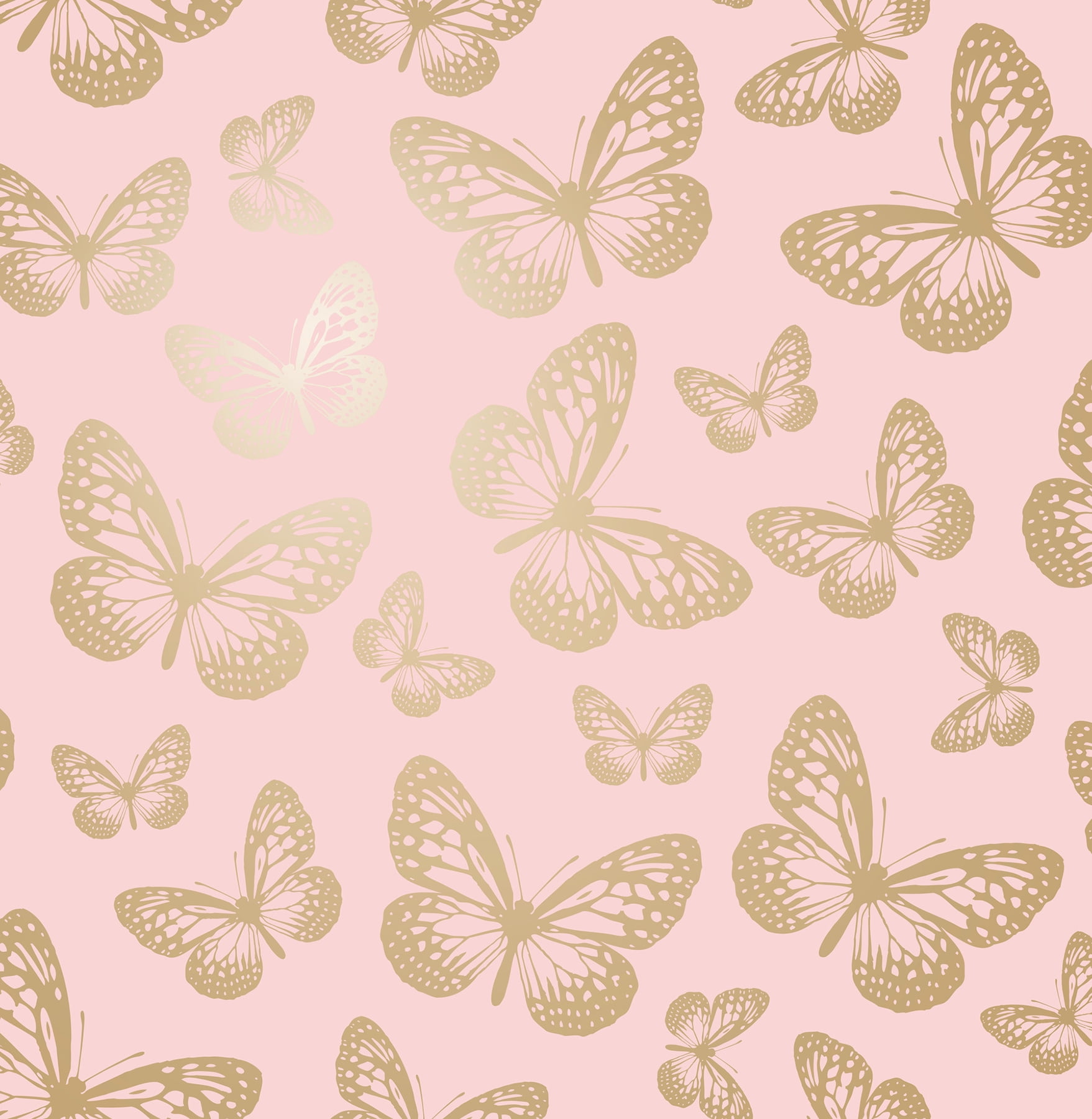 Butterfly Wallpaper Pink, image size:1757x1800